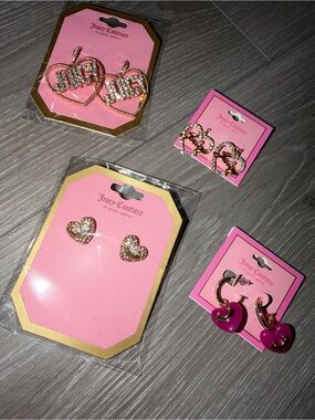 4 Pairs of Juicy Couture Earrings
